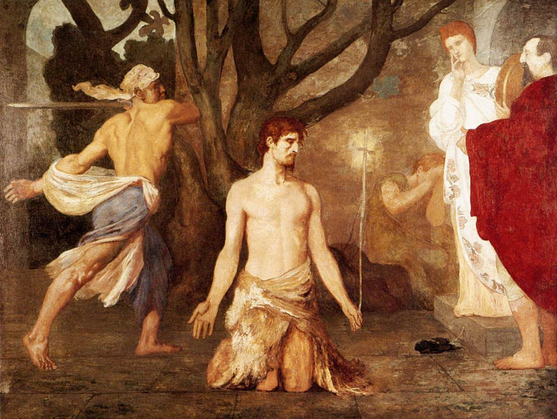 Пьер Сесиль Пюви де Шаванн. Усекновение главы Иоанна Предтечи. 1869