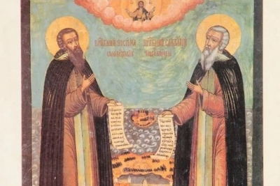 Косцова А. С., Побединская А. Г. Русские иконы XVI &ndash; начала XX вв. с изображениями монастырей и их основателей из собрания Эрмитажа.