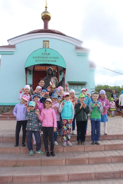 детские сады в гостях у храма